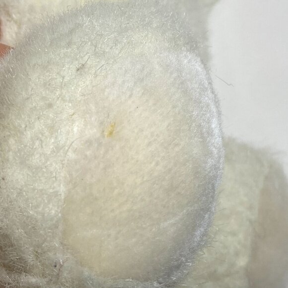 Vintage 1982 Gund Scooter Dog Plush Toy Stuffed Animal White Laying Down - Picture 8 of 8